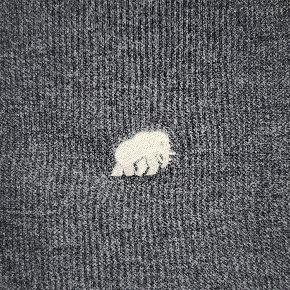 Banana Republic Polo Shirt Mens XL Gray Short Sleeve Elephant Logo Excellent